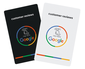 google review cards nfc tap and go