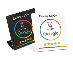 google review stands nfc tap